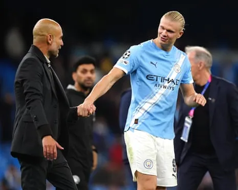 Erling Haaland Enters Elite UCL Half-Century Group, Hailed by Guardiola as Ronaldo and Lionel Messi's Equal
