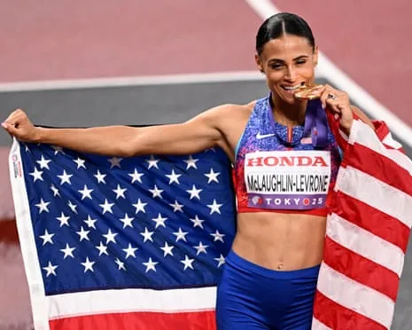 Sydney McLaughlin-Levrone posts fastest female 400m in four decades to secure gold medal