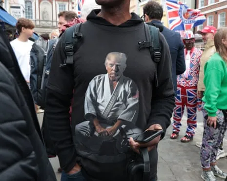 Devoted Followers Gather in Windsor to Animate the President’s Spectacle of Little Substance