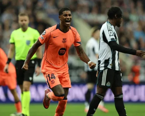 Marcus Rashford's Brace Silences The Magpies' Party and Seals Barcelona's Triumph