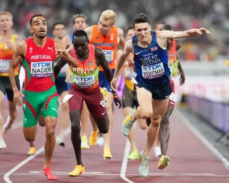 Britain's Jake Wightman Denied Gold as Portugal's Isaac Nader Wins Stunning 1500m Victory