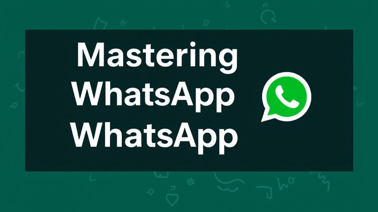 Mastering WhatsApp Web: Tips for Efficient Usage