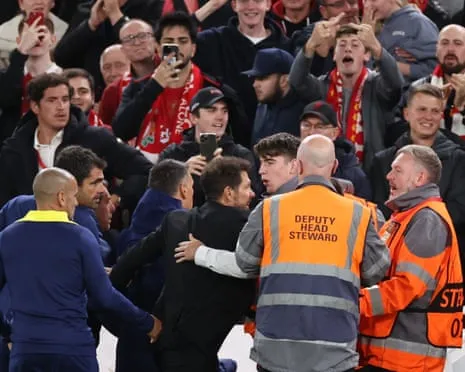 Diego Simeone, Anfield and Some Shouting in the Professional Environment